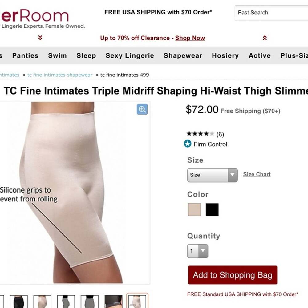 NWOT TC Nordstroms high waist nude tummy to thigh shaping size XL